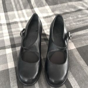 Dansko, black Mary Jane Dance heel